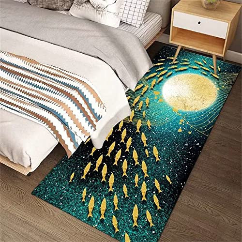 RUGMRZ Living Room Large Rugs Modern living room, bedroom, office chair washable rugs non slip blue pastel rug dining room accessories living room large rugs gaming room decor180x250CM