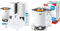 NUK First Choice+ Komplettes Fütterungsset | Vario Express sterilisator, 4x babyflaschen & Thermo Express Plus Flaschenwärmer, schnelles und schonendes Erwärmen in nur 90 Sekunden