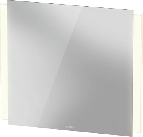 Duravit Ketho.2 Spiegel, LED-Beleuchtung seitlich, 800x700x33mm, K27072000000, Ausführung: mit Spiegelheizung