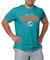 FOCO NFL Herren Offizielles Lizenzprodukt Arch Logo Kurzarm Performance Team T-Shirt, Miami Dolphins - Aqua, Klein