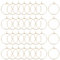 Beebeecraft 1 Box 100 Stück Creolen Ohrringe 18 Karat Vergoldetes Edelstahl 20 mm Weinglas Anhänger Ringe Mit 0.7 mm Stift DIY Ohrringperlen Für Die Herstellung von Creolen