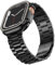 SUNFWR Compatible avec Bracelet Apple Watch 49mm en Acier INOX pour Hommes Femmes, Bracelet en Métal en Acier Inoxydable pour iwatch Ultra/Ultra 2, Edelstahl iWatch Bands(Noir)
