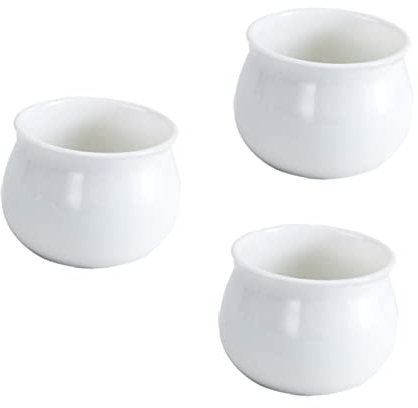 Toddmomy 3stücke Mini Blumentöpfe Kreative Runde Keramik Pflanzgefäße Drainageloch Modernes Design Für Sukkulenten Blumen Und Kleine Pflanzen Für Fensterbank Und Tischdeko