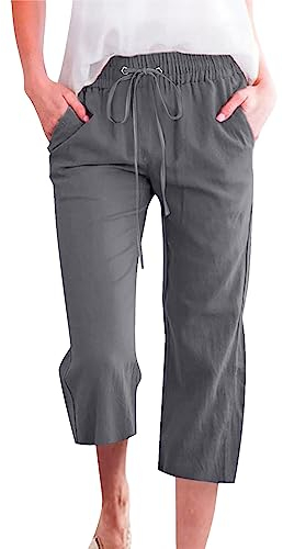 AMDOLE Deals of The Day Sommerhose Damen Schick Freizeithose Damen Kurzgröße Sparkly Pants Kurzer Hosenrock Damen Reithose Jeans Damen Spring Pants 2024