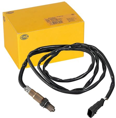 HELLA 6PA 358 221-441 Lambdasonde Sauerstoffsensor- 4-polig - Kabel: 1890mm | 6PA 358 221-441 Kompatibel mit 147 (937_),156 (932_),156 Sportwagon (932_),GT (937_),GTV (916_),Spider (916_)