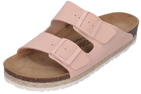 Espadrij L'ORIGINALE Damen Pantolette - AMI VELOUR - apricot