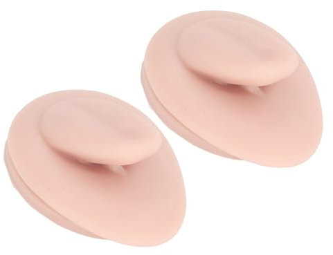 Modèle de langue souple en silicone souple, 2 pièces, modèle réaliste de langue humaine, modèle d'affichage de faux piercing de langue pour l'enseignement, modèle humain, Plastique