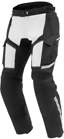 REBELHORN Cubby V Motorradhose Herren | Textil | Knie und Hüftprotektoren Stufe 2 | HydraShield Membran und Thermofutter | Große Belüftungspaneele | 3 Beinlängen | Größen bis 10XL
