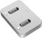 LogiLink QP0033 -, USB 3.2 (Gen 2) Dockingstation 2-Port für M.2 NVMe SSD, mit Offline-Clone, Farbe: Silber