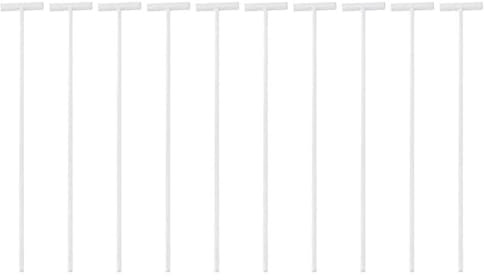Milageto 10x Pigeon Birds Entrance T Trap, Door Trap Wire Trap, Door Wire Bar for Birds Cage, Parrots Race, Lawn, Porch, Yard