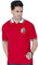 Lions Rugby Jersey, Short Sleeve Sports T-Shirt, Button Down Collar, S-XXL (XL, Red England)