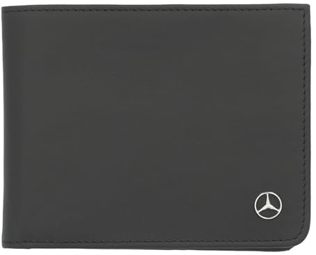 Mercedes-Benz Geldbörse Fahrzeugleder Portemmonaie schwarz Rindleder RFID-Schutz
