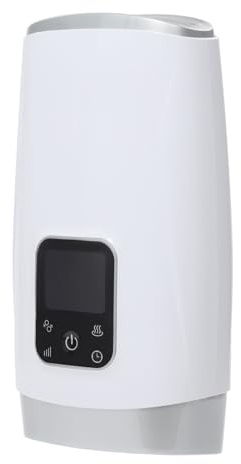 Elektrische Handmassagegerät mit Heizung,5V,8W,Tragbar Handmassagegerät mit USB-Kabel,Timer,8 Intensitätsstufen,2 Wärmestufen & LCD-Display,Batteriebetrieben,Geschenk für Frauen und Männer