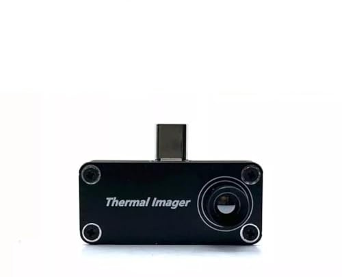 UTTASU Wärmebildkamera für Android, 32x32 Auflösung, -20 bis 1000 °C Temperaturbereich, Typ-C-Infrarot-IR-Imager mit 5 FPS Bildfrequenz und 33° Betrachtungswinkel, für Android 8-12