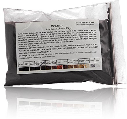 Haarverdichter 25g Nachfüllbeutel - Streuhaar gegen lichtes Haar und Glatzenbildung, Haarverdichtung mit Schütthaar, Farbton:Blond (Blonde)