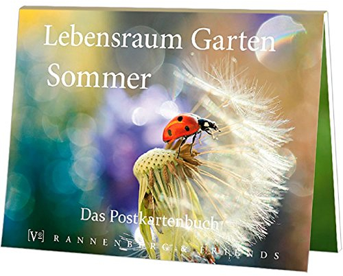 Postkartenbuch Lebensraum Garten - Sommer, Postkarte Ansichtskarte, Vögel Tiere