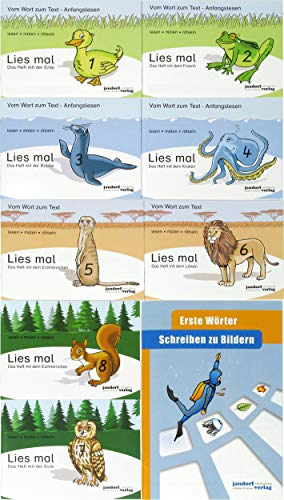 Jandorfverlag Lies Mal Hefte 1-8 und Schreiben zu Bildern (Taucher)