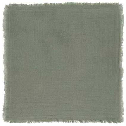 IB Laursen - Stoffserviette, Serviette - Baumwolle - Dusty Chalk Green/grün - 40 x 40 cm