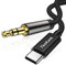 TesRank USB C Klinke Aux Kabel Auto, USB C auf 3.5mm Jack Stereos Klinkenkabel für Handy Typ C/Huawei/Samsung/Xiaomi/Oneplus/Google Pixel-1M