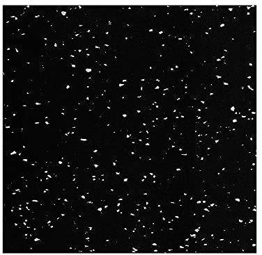 Nicoman Anti-Vibration Noise Reducing Rubber Mat for Washing Machine Dryer Refrigerator Treadmill Big Appliance Accessory - Cuttable Size |6mm - 40x40cm|Galaxy Black