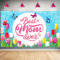 KatchOn, Banner mit Aufschrift Best Mom Ever, XL, 183 x 111 cm, Happy Mothers Day Dekorationen für Party, rosa und blau, Happy Mothers Day Hintergrund | Muttertagsdekorationen, Happy Mothers Day