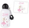 Gourde ou bouteille enfant - Personnalisable avec prénom - 500mL (Danseuse et cygne)