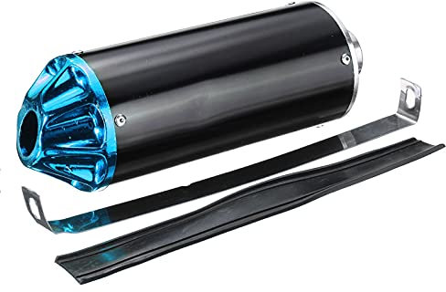 KYGFG Pot d'échappement Silencieux D'échappement De Tuyau De Silencieux D'échappement Réglable De Moto De 28mm pour Le Scooter De Vélo De Saleté De 50cc-160cc ATV Quad Pot d'échappement