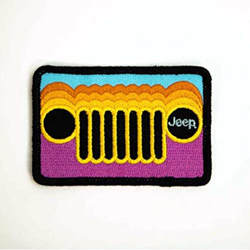 Jeep Retromatic Grille Logo Heat Seal Patch
