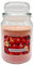 Amazzonia Candle Strawberry Vanilla 530 Gr Candela Profumata Naturale in Cera di Soia doppio stoppino in cotone Profumatore per Ambiente fragola vaniglia Decorativa Giara in Vetro Yankee village