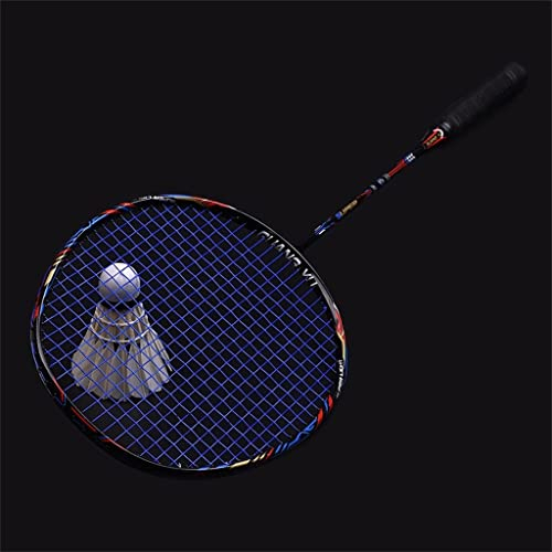 4u Badmintonschläger aus Karbonfaser, professioneller Offensive und Defensive Schläger für den Außenbereich (H