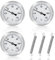 Termometri a tubo di riscaldamento, 3 pezzi, termometro tubolare, indicatore di temperatura con molla Clip-On, termometro a puntatore 0 – 120 °C 63 mm