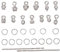 Nail Dangles 2 Pack Dangle Nail Charms for DIY Nail Art for Salon School Personal Use