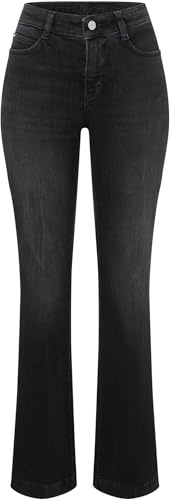 Mac - Damen 5-Pocket Jeans, Dream Boot Authentic (5429-90-0358L), Größe:W38, Länge:L30, Farbe:modern Black net wash (D949)