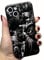 Caqvkcs Scream Horror Movie Anime Printed Case for iPhone 15 6.1'', Fashion Cool Skull Skeleton Ghost Face Pattern for Women Men Boys Girls, Cute Soft TPU Silicone Shockproof Phone Case for iPhone 15