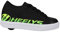 Heelys Klassisch Schuhe mit Rollen, schwarz/grün, 34 EU