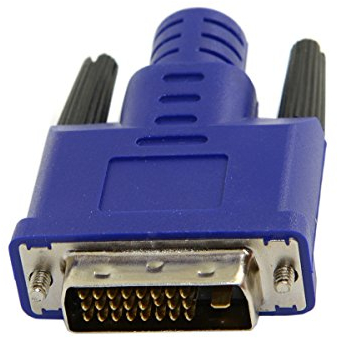 cablecc Adaptateur d'affichage virtuel DVI DDC EDID Prise factice Émulateur d'affichage fantôme sans tête 2560 x 1600p @ 60 Hz