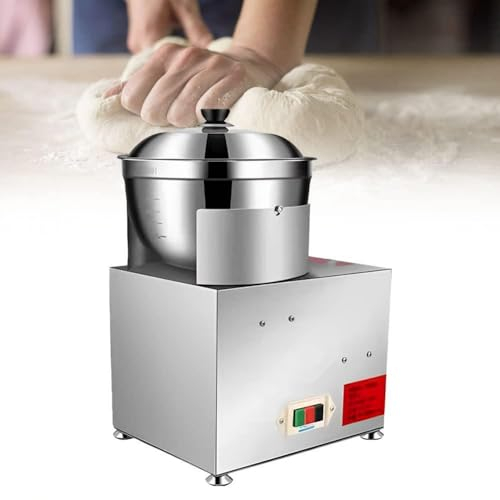 Stand Mixers, Food Mixer, Commercial Dough Mixer Machine, 550W/1100W Stainless Steel Stand Mixer Pizza Bakery Multifunction Blender for Commercial And Family Use,5L