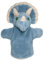 EcoBuddiez Hand Puppet - Triceratops von Deluxebase. Dinosaurier Plüsch Handpuppen für Kinder. Eco-Friendly Dinosaurier Spielzeug Puppe für Pretend Play und Kinder Geschenke.