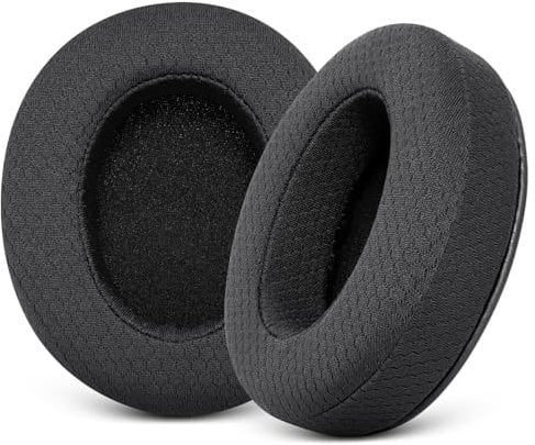 Ersatz-Ohrpolster für Sony MDR 7506 – GVOEARS Ohrpolster aus Netzstoff für MDR V6 V7 MDR-CD900ST Kopfhörer mit Memory-Schaum (schwarz)