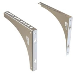 Stalflex Montage Mural Serveur Baie de Brassage 4U - Rack Serveur Fabriqué en Acier - Racks pour Ordinateur et Serveur - Compatible avec Les équipements du réseau Rack