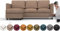 Bezug für Vimle-Sofa mit Chaiselongue (Modell mit Klettverschluss), Ersatz-Schonbezug, strapazierfähig, 12-teilig, weicher, strapazierfähiger, waschbarer Stoff, leicht zu reinigen und zu ersetzen