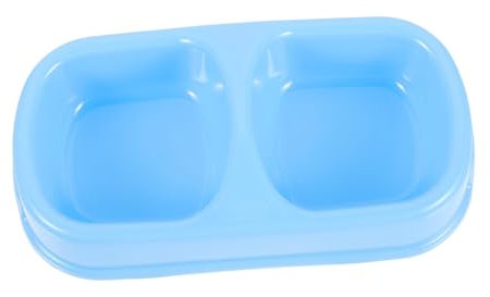 BESPORTBLE Pet Bowl Household Dog Bowl Pet Feeding Station Cat Bowls for Food and Water Dog Water Bowl Raised Double Dog Bowl Dog Feeding Bowl Kitten Bowl Cat Water Bowl Sky-blue Plastic