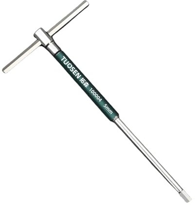 2 clés à six pans creux en T de 5/3/4/5/6/8/10 mm - Clé à douille en T métrique