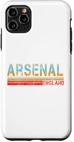Love Heart Arsenal Tee Grunge Vintage Style Black Arsenal Case for iPhone 11 Pro Max