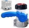 IBC Adaptador de Tanque de Agua 1000L, Recipiente IBC DN40 62mm, Adaptador Universal para Depósito de Agua IBC, Adaptador de Tanque de Agua IBC, para Contenedor IBC, Depósito de Agua de Lluvia