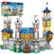 Reobrix Mittelalterliches Schloss Bauset für Erwachsene, mittelalterliche Architektur Set mit Lichtern, Sammlerstück oder Dekor für Büro/Haus, Bausatz Haus 66006, Geschenk für Jungen / Mädchen