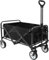 Amig - Faltbarer Gartenwagen Strandwagen mit wasserdichtem Oxford-Gewebe Farbe Schwarz 20 cm Durchmesser 360º Räder Maximale Tragkraft 100 kg