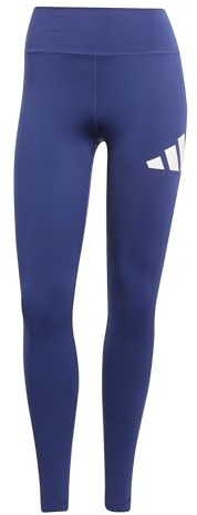 adidas Women's Train Essentials Big Logo Full Length Leggings, dark blue, XXL