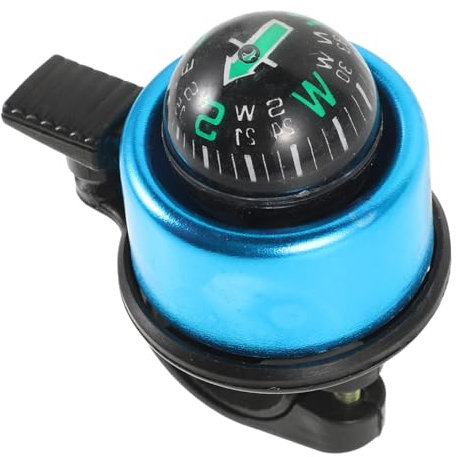 Supvox Fahrradklingel Kompass Stylische Und Moderne Fahrradglocke Für Mountainbikes Und Citybikes Einfache Installation Langlebig Und Rostfrei Für Verschiedene Lenkergrößen Geeignet
