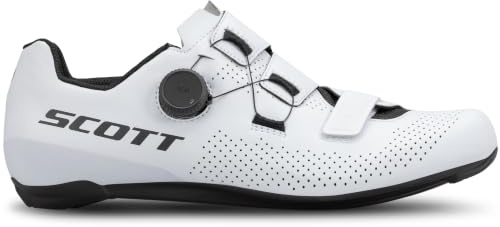 SCOTT Road Team Boa Rennrad Fahrradschuhe schwarz/weiß 2026: Größe: 42
